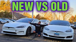 2016 Tesla Model S vs 2023 Tesla Model S