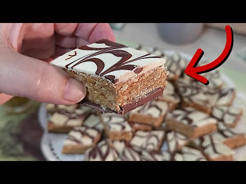 Wie man Erdnussecken macht - 5min Erdnusskeks Rezept - easy recipe