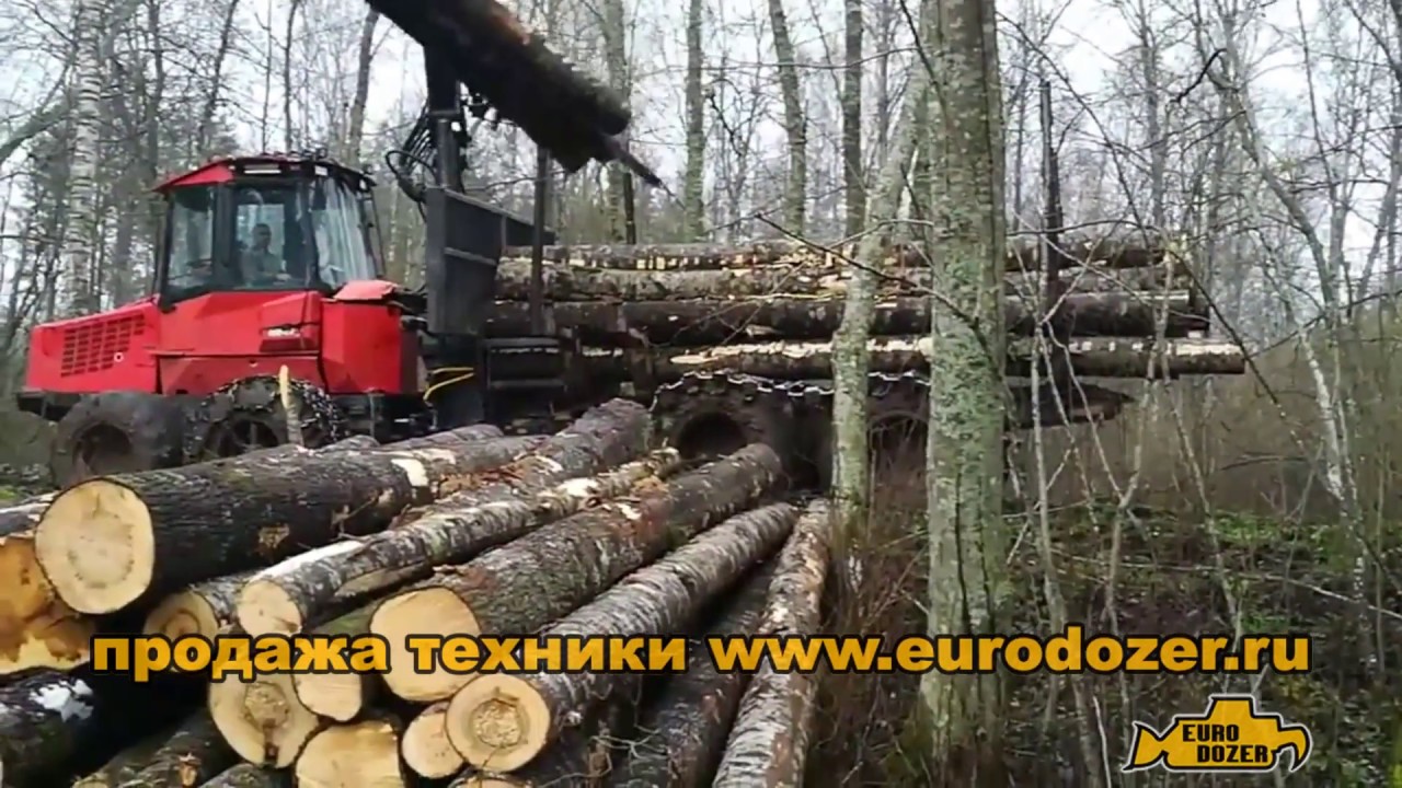 Valmet 860 Komatsu в работе не хуже, чем Ponsse или John Deere форвардер