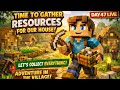 DAY 47 LIVE 🔴 | Village Me Loot 😱 | Ghar Ke Liye Sab Kuch Collect Kiya | Minecraft Survival Hindi