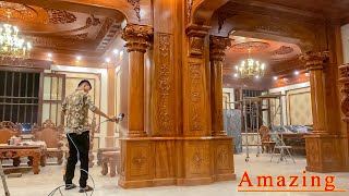 New Woodworking Project  Renovating The Old Living Room To Become Extremely Luxurious || Part 2