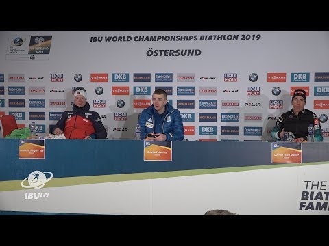 #2019Ostersund Men's Pursuit Press Conference