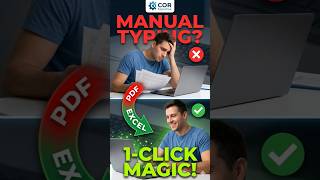 Stop Typing Manually! How to Convert PDF to Excel Instantly 🚀