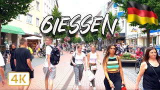 Gießen, GERMANY 🇩🇪 2021 I walking tour I 4K/60fps