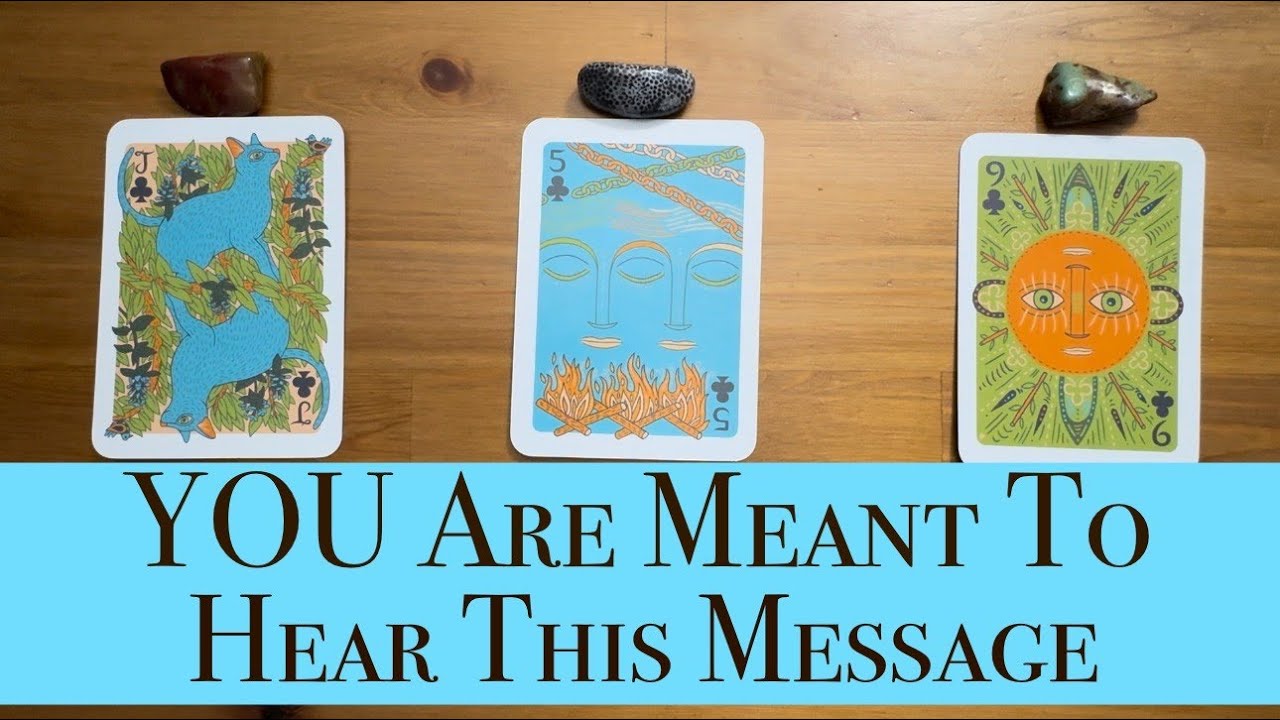 YOU Are Meant To Hear This Message Pick a Card -Tarot Reading - YouTube