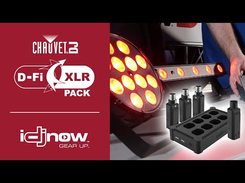 Make your lighting wireless!  Chauvet Dj D-Fi XLR Pack | I DJ NOW