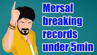 Mersal Teaser Breaks Vivegam Teaser Record in 5 Minutes | Thalapathy Viay