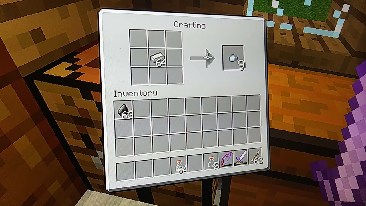 IN GOD with How to make a Iron Ingot into Iron Nugget in Minecraft