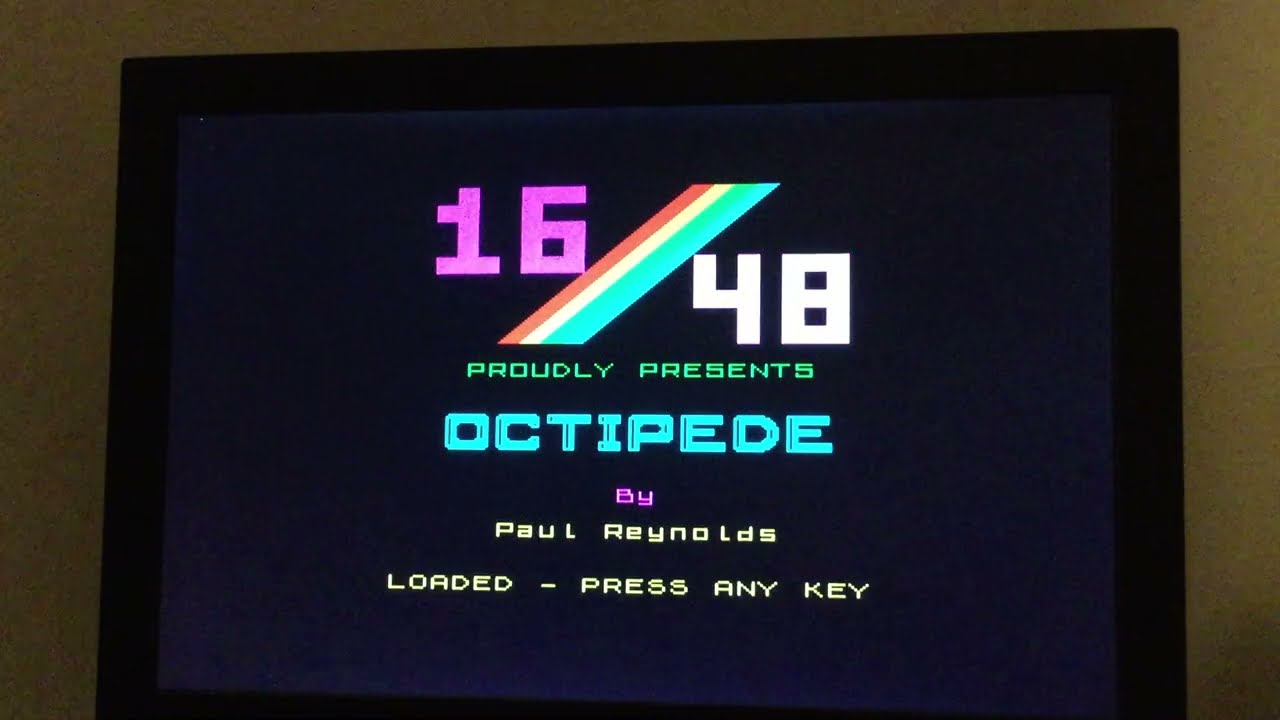 ゲームソフト　0930 10 ZX Spectrum / Octipede [Initial Speed: 1] 57,278 - YouTube