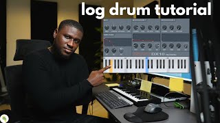 How to play log drums in Amapiano - FL Studio DX10 Advanced tutorial