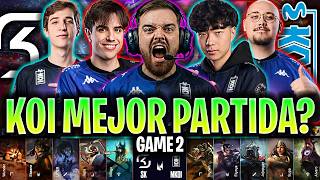 IBAI CASTEA LA MEJOR PARTIDA DE KOI? 😱SE VUELVE LOCO!🔥 | SK vs KOI Game 2 LEC 2026 ESPAÑOL IBAI