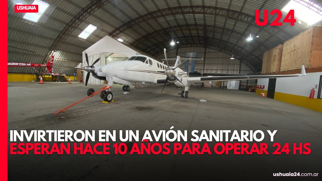 El avión sanitario que espera una autorización desde hace una década