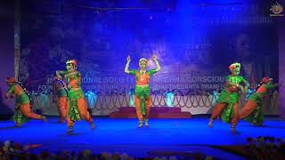 Dance Performance at the Cultural Program during the 2023 Gaura Purnima Festival.