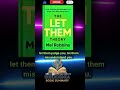 The Let Them Theory by Mel Robbins | Hindi Book Summary | Book Summary in Hindi | Audiobook | Shorts