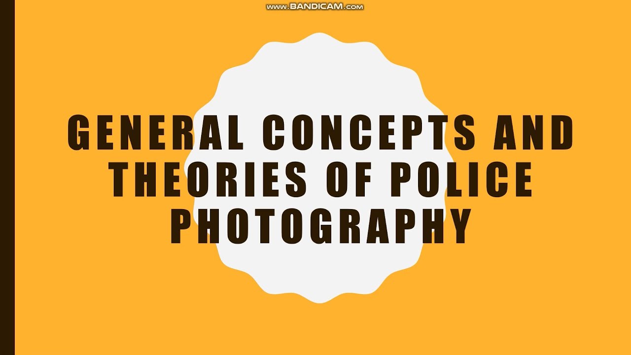 FORENSIC PHOTOGRAPHY The General Concepts Of Photography YouTube