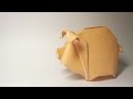 Tutorial  origami pigpiggy  ln con hong tin quyt
