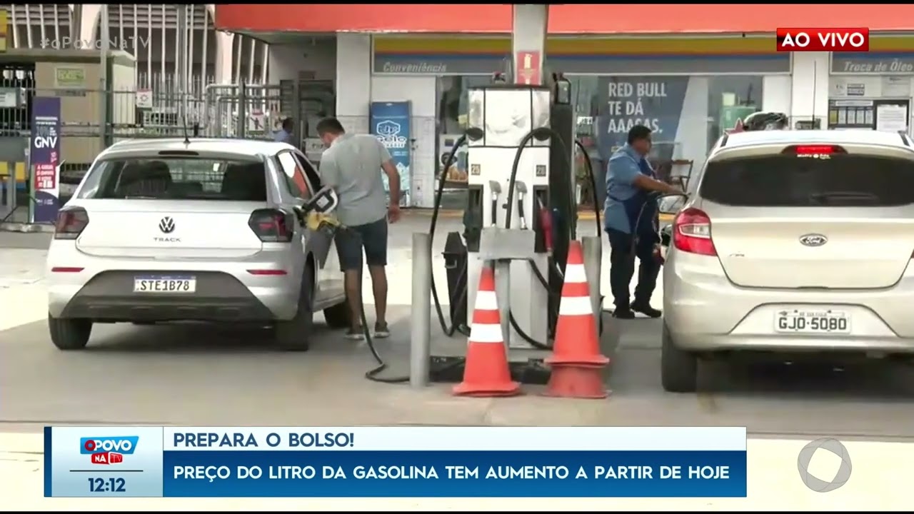 Prepara o bolso: preço da gasolina tem aumento a partir de hoje - O Povo na TV