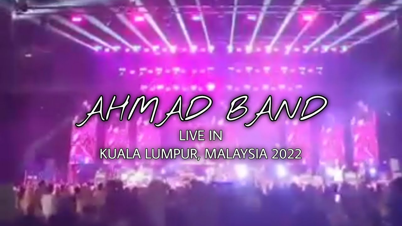 Ahmad band madu tiga live malaysia 2022 YouTube