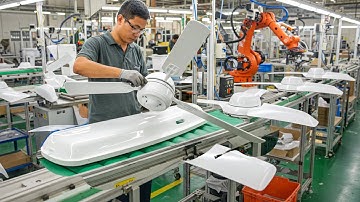 "How Ceiling Fans Are Made – Full Manufacturing Process Inside the Factory!"
