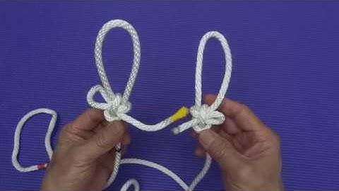 Quick tie Kalmyk Loop Knot