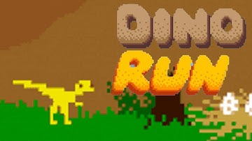 Dino Run (Flash Game FULL playthrough)