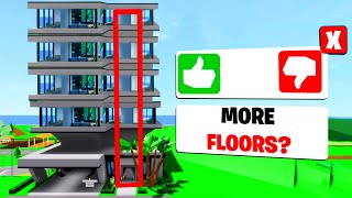 How to ADD MORE FLOORS to NEW HOUSE in BROOKHAVEN 🏡RP!