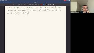Linear Algebra, Lecture 4 (Transpose of a Linear Operator, and Double Dual Space)