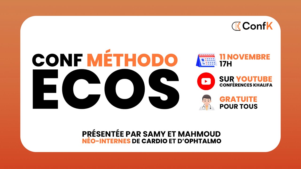 ECOS 2025 - Conférence de Méthodologie