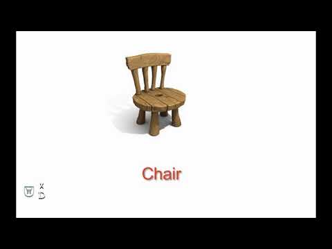 Vocabulary : chair /  ເກົ້າອີ້