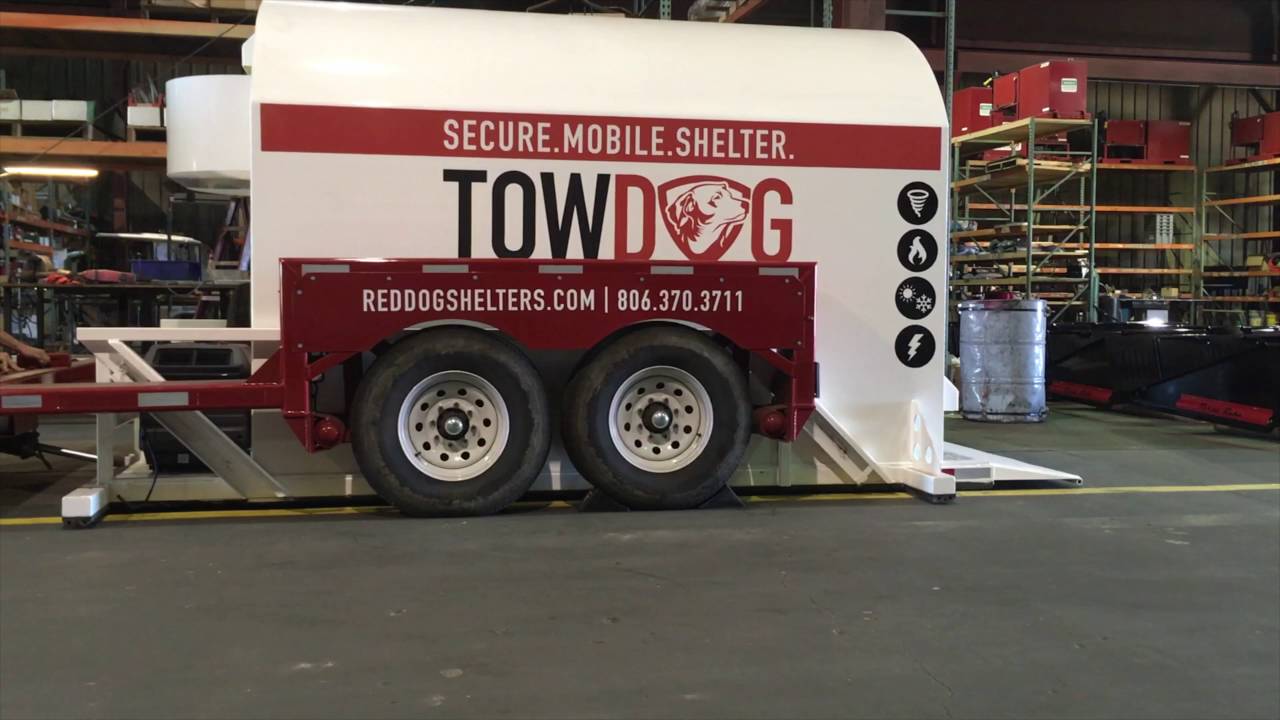Red Dog Mobile Shelters TowDog Operation YouTube