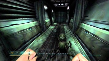 Doom 3 (Xbox) gameplay 1