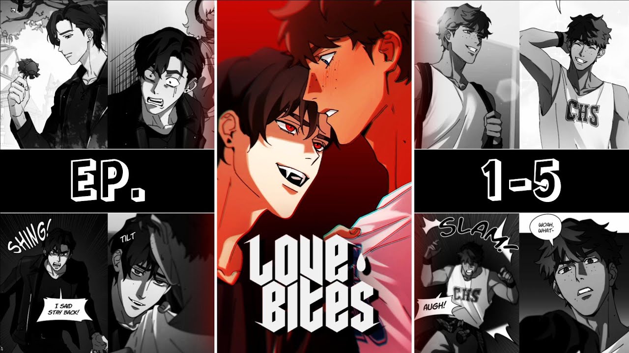 Love Bites FULL EPISODES (1-5) | Webtoon Comic Fandub