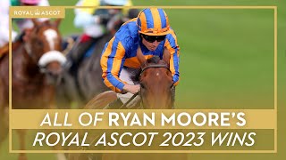 6 Ryan Moore wins | #RoyalAscot 2023