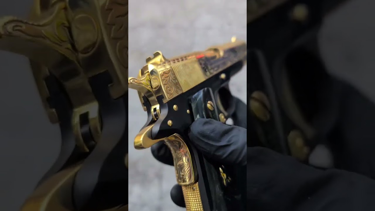 Colt // Scroll Engraved // 24k //  Project completed 10/1/25