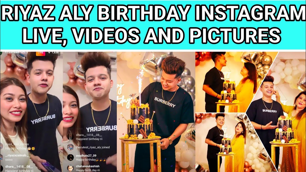 Rayaz Friend Riyaz.14 Birthday celebration instagram live, video and pictures ft ...