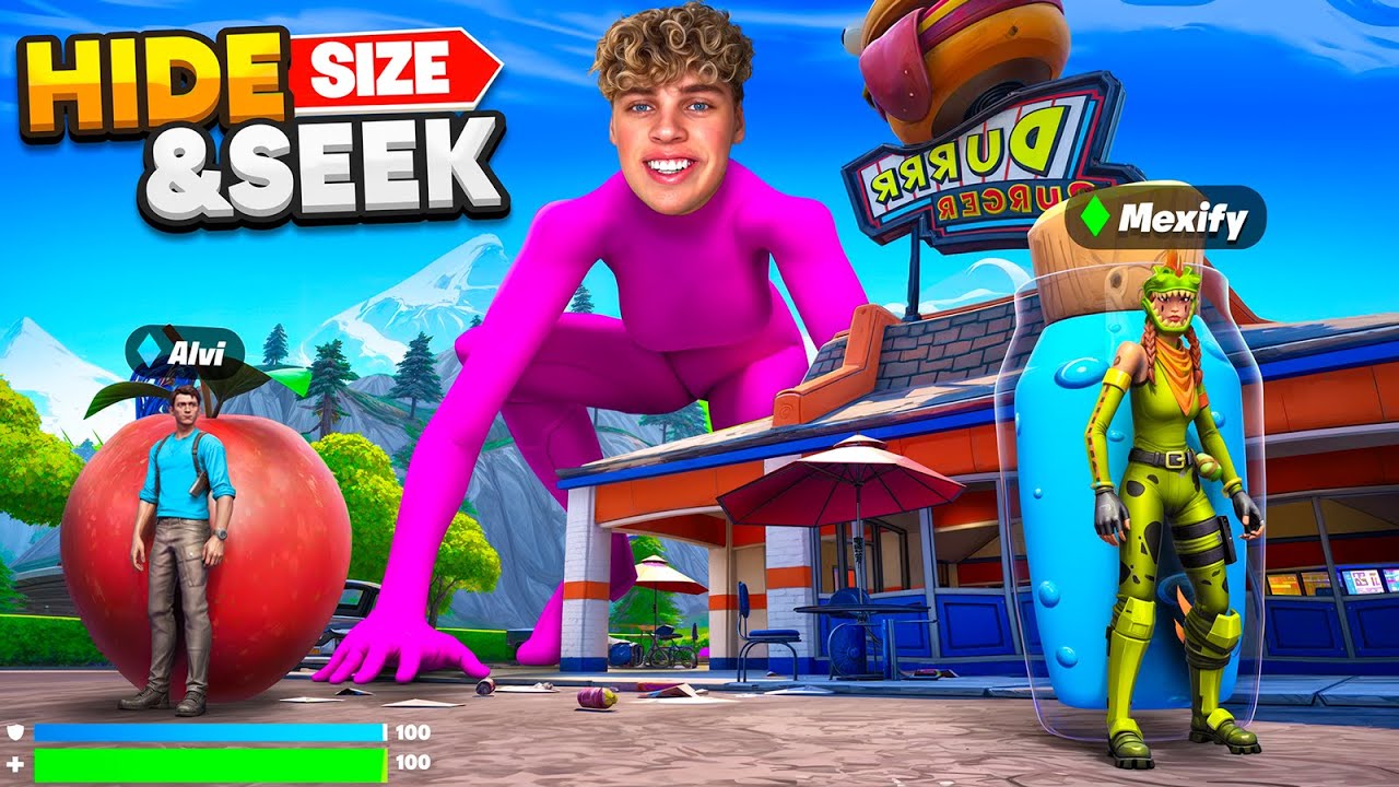 YouTuber *HIDE & SEEK* aber deine GRÖßE ändert sich! 📏