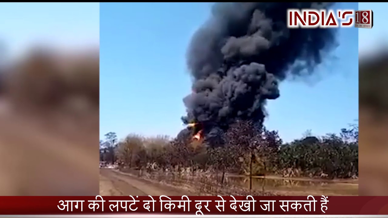 Heavy fire in Oil India well in Assam, gas leakage has been happening
