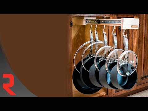 Glideware Wood Pull-out Cabinet Organizer for Pots