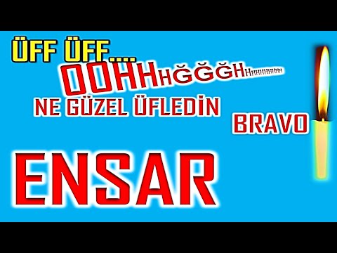 İyi ki Doğdun Ensar İsme Özel Komik Doğum Günü Şarkısı