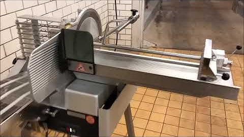 Bizerba mobile automatic slicer A406FB