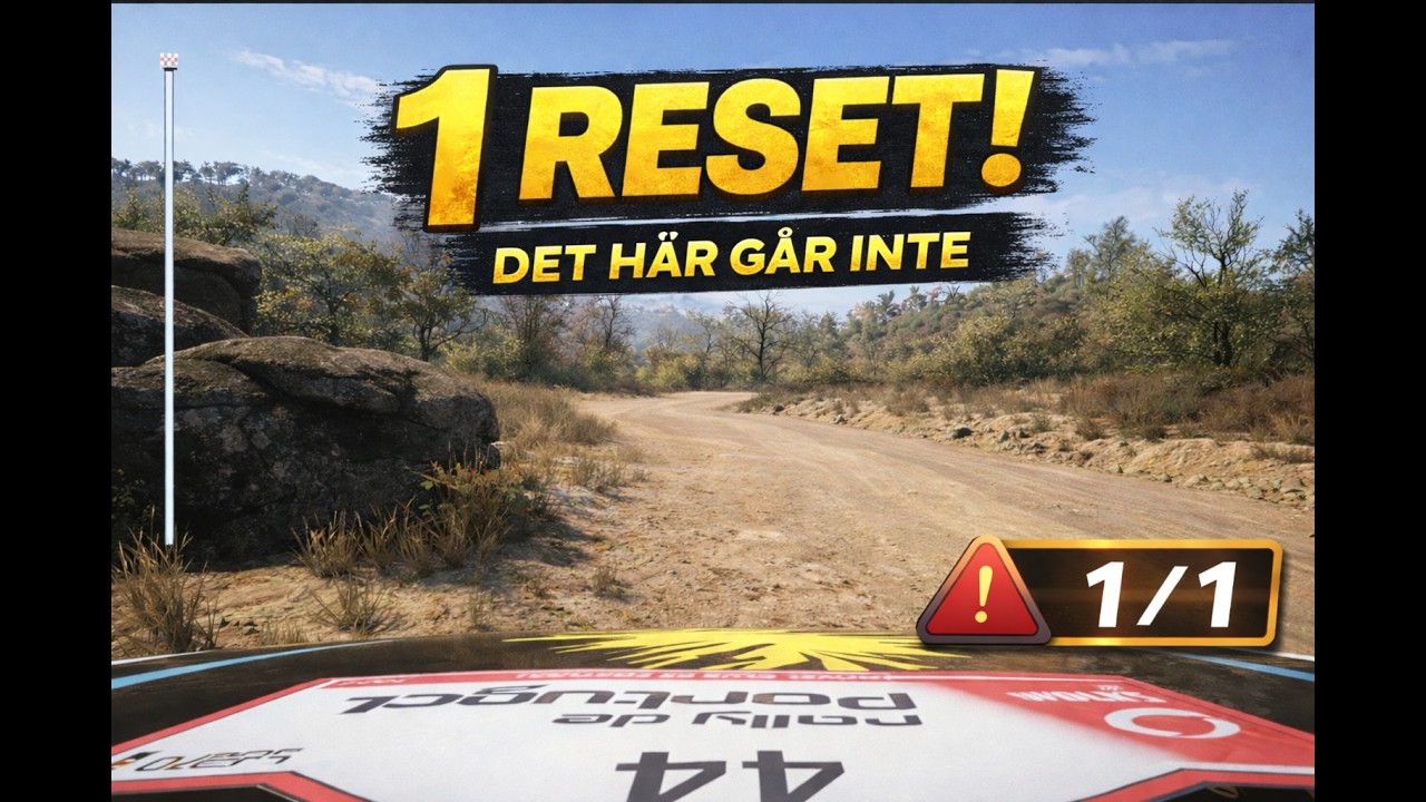WRC Hardcore Career – 1 Reset Per Stage (Hur Ska Detta Gå?)