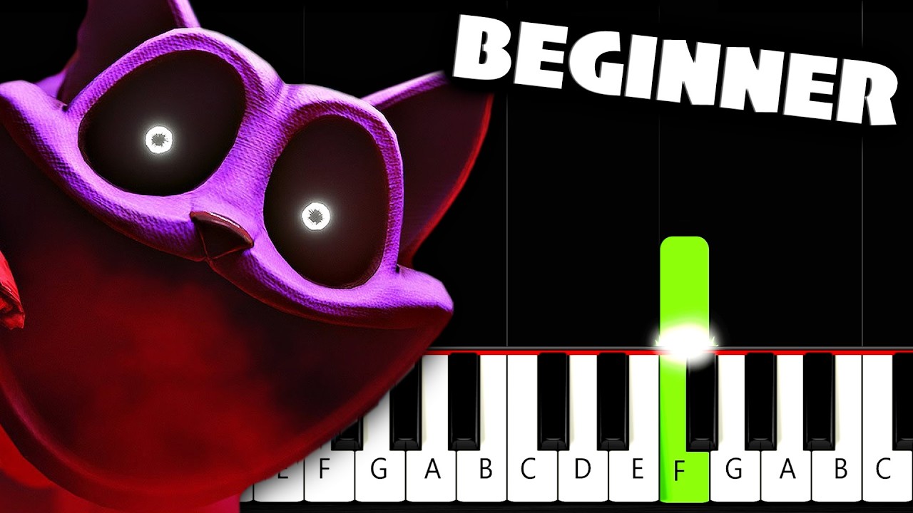 CG5 - Sleep Well (Poppy Playtime: Chapter 3) - BEGINNER Piano Tutorial