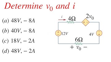 Network analysis solved problem || KVL || Circuit Analysis || Dependent Source