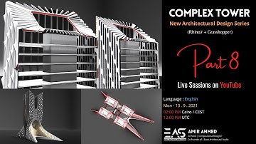 Complex Tower | Exact Architectural Studio ( Rhino7 + Grasshopper) Part 8