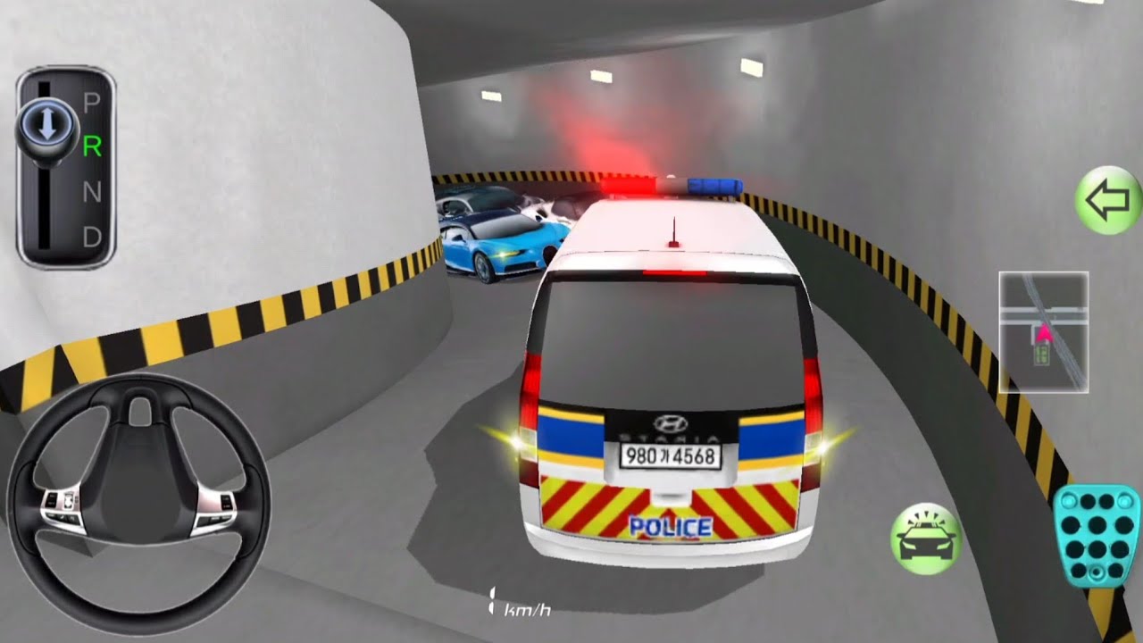 Police Car & All SUV Super Car Parking in Building Garage & Repairing Wash Car - 3D Driving Class #1