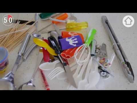 How to declutter your kitchen cutlery drawer - YouTube