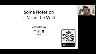 Прикладные задачи анализа данных, лекция 8 — Some Notes on LLMs in the Wild