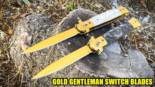 Gold Stiletto Switch Blade