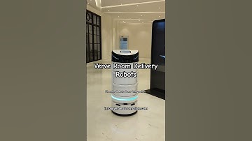 Verve Hotel Room Delivery Robots First Time in Many Countries #verveautomation #hotelrobots