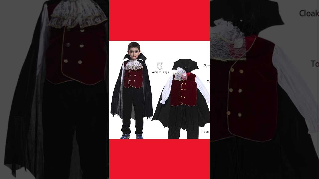 Kids' Halloween Gothic Vampire & Day